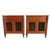 This is a pair of Kindel Furniture cabinets that feature a single drawer over double lattice-front doors opening to...