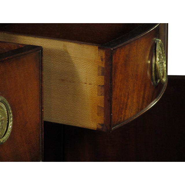 Regency Style Bowfront Sideboard by Old Colony For Sale - Image 11 of 12