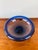 Glass Vintage Mid-Century Modern Blue Holmegaard Glass Bowl For Sale - Image 7 of 11