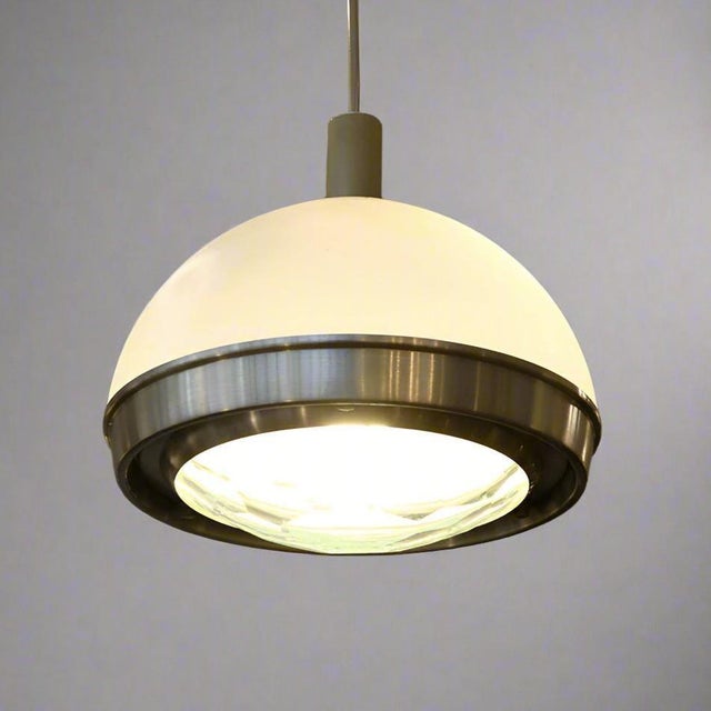 1960s Pia Guidetti Crippa Modernist Pendant Light for Lumi , Italy 1960's For Sale - Image 5 of 5