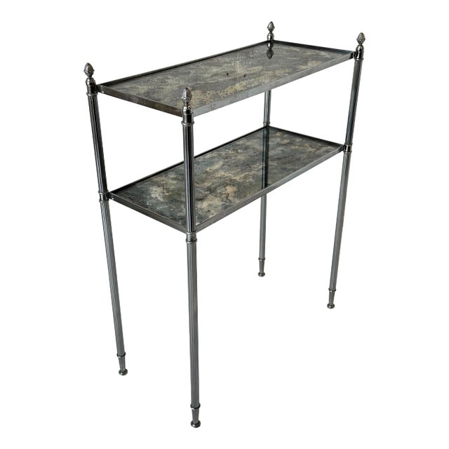 Maison Bagues Style 2 Tier Side Table For Sale