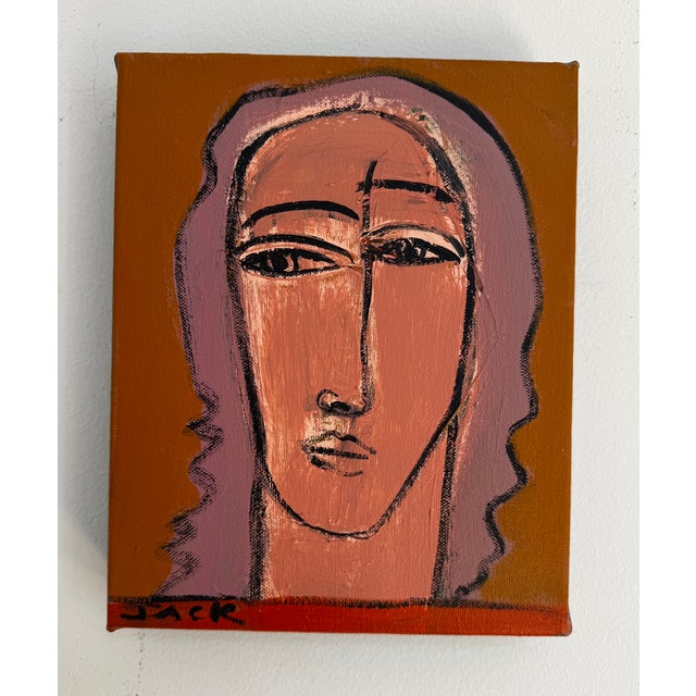 10"h x 8"w acrylic on canvas. Unframed. Ready to hang. Copyright 2026