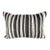 Turkish Hemp Pillow Cushion Natural Beige Black Pillow Cushion Cover 16" x 24" For Sale
