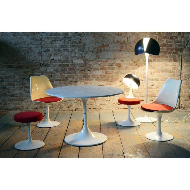 Mid-Century Aluminium Seating Set by Eero Saarinen, Germany, 1950s, Set of 5 For Sale - Image 14 of 16