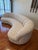 Postmodern Kidney Sofa Attributed to Vladimir Kagan. Custom Made in 1980 in fantastic condition
