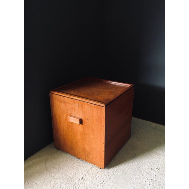 Handcrafted Cubical Side Table, Belgium, 1950s For Sale - Image 13 of 18