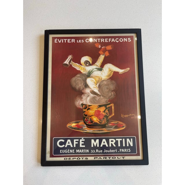 This classic Leonetto Cappiello Cafe Martin medium format poster, created for a coffee brand, features one of Cappiello’s...