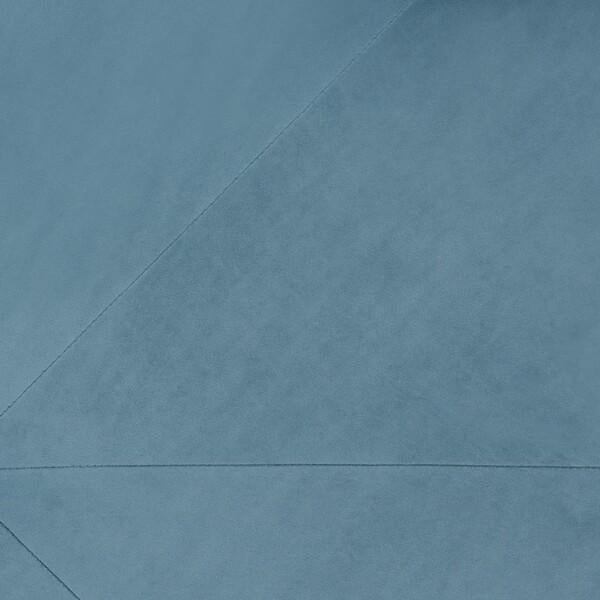 Blue Tanith Flower Ottoman - Dusty Blue For Sale - Image 8 of 9