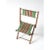 Vintage Kid's Stripe Canvas Folding Chair For Sale - Image 6 of 11