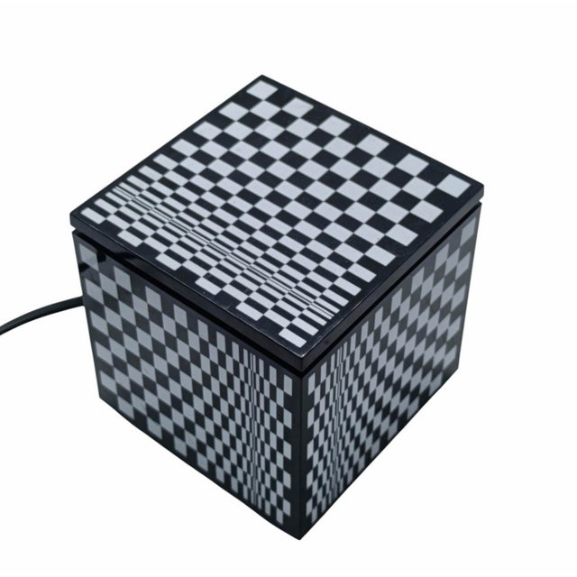 Cuboluce Table Lamp by Bettonica E Melocchi for Cini&nils, Italy, 1970s For Sale - Image 6 of 11