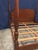 Leighton Hall Furniture Traditional King Size Mahogany Rice-Carved Poster Bed by Leighton Hall - Showroom Sample For Sale - Image 4 of 8