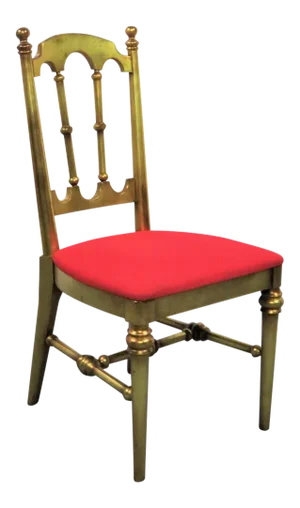 Mid 20th Century Hollywood Regency Gold Gilt Side Chair