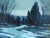 Mid-Century Modern 'Twilight Path' Vintage Swedish Expressive Landscape Oil Painting, Framed For Sale - Image 14 of 15