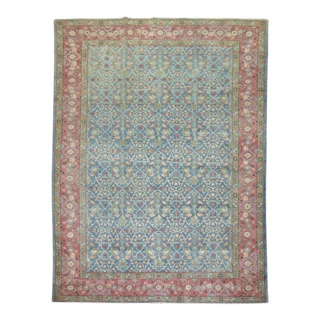 Antique Zabihi Collection Persian Tabriz Carpet - 8'2" x 11'8" For Sale