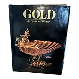 Gold an Illustrated History, Vintage Coffee Table Book