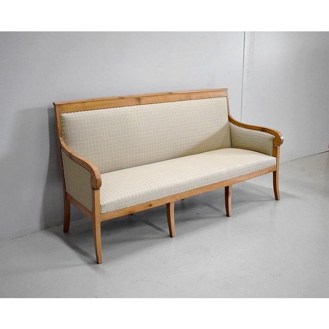 Long Directoire Restoration Bench, 19th Century For Sale - Image 6 of 7