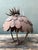 Metal Vintage Torch Cut Iron Bird Sculpture For Sale - Image 7 of 12