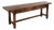 1990s Rustic Farmhouse Solid Wood Console Table With Drawers For Sale