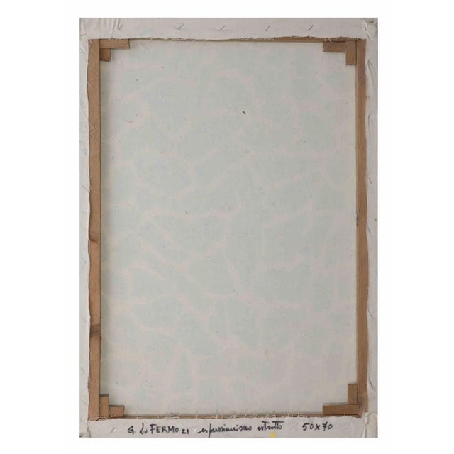 Abstract Expression is an original artwork realized by Giorgio Lo Fermo (b. 1947) in 2021. Original Oil Painting on...