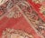 Red Antique Turkish Oushak Runner With European Design in Red Brown and Green For Sale - Image 8 of 9