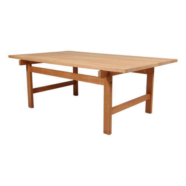 Coffee Table in Oak attributed to Hans J. Wegner for Andreas Tuck, 2000s For Sale
