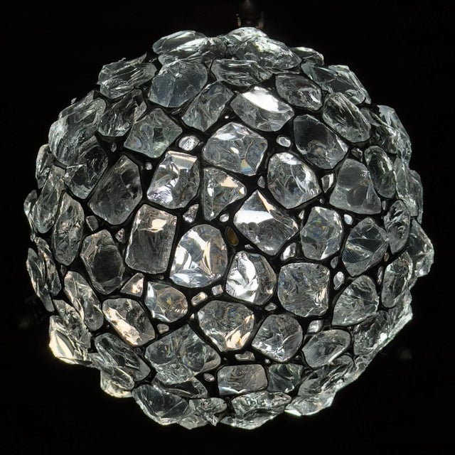 Antique Art Nouveau Style Chandelier with Chains, Austria, 1890s For Sale - Image 13 of 18