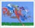 The artwork here, "In the Stretch", is a wonderful depiction of horses and their jockeys midrace, created with meticulous...