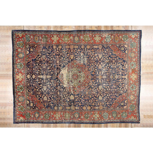 Late 19th Century Persian Sultanabad Rug, 13'11 X 19'02 For Sale - Image 10 of 10
