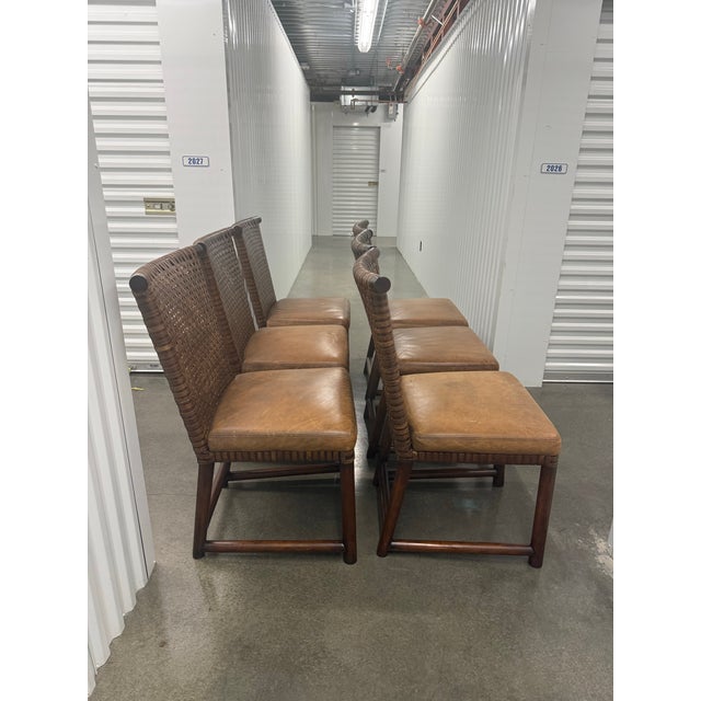 Transport your dining space back to the refined sophistication of 1970s design with this exceptional set of Henredon...