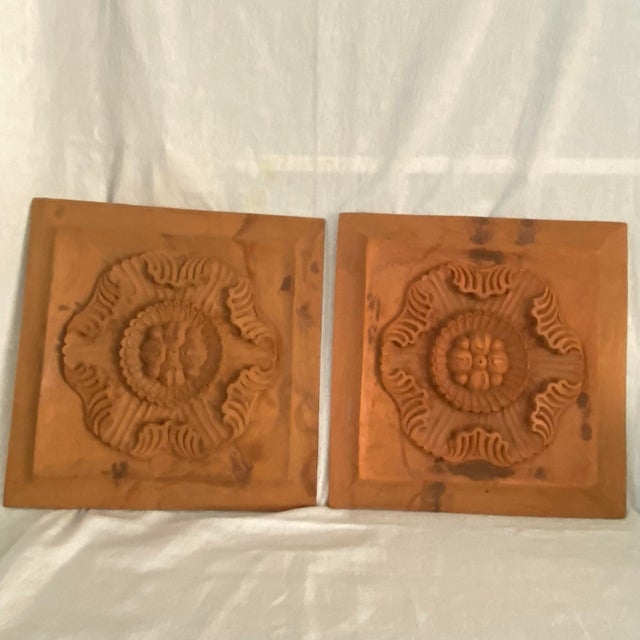 Rustic Carved Wood Panels Made in India For Sale - Image 3 of 12