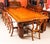 19th Century Elizabethan Revival Pollard Oak Extending Dining Table For Sale - Image 3 of 18