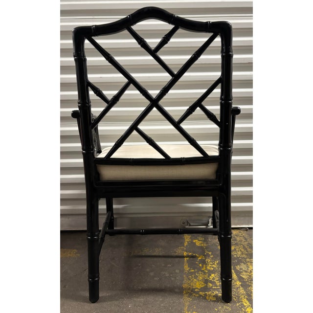 Jonathan Adler Jonathan Adler Faux Bamboo Chair For Sale - Image 4 of 6