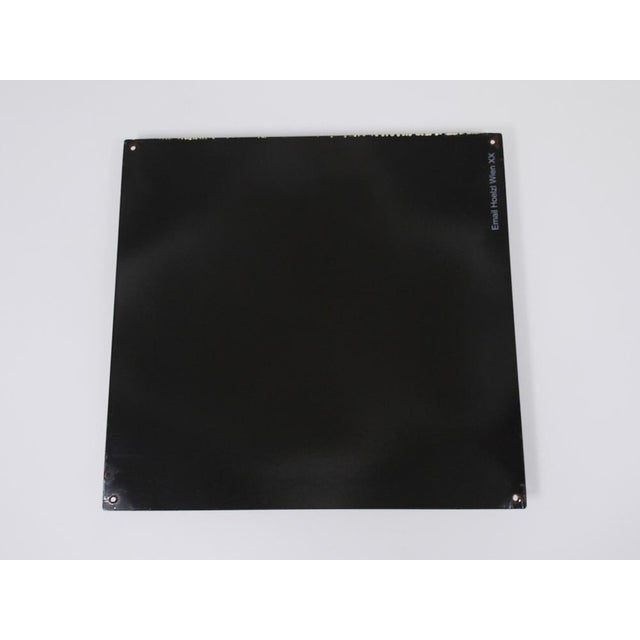 Art Nouveau Moriz Jung Cabaret Bat Enameled Advertising Sign by Josef Hoffmann, Vienna, 1960s For Sale - Image 17 of 18