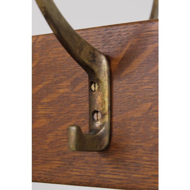Stickley Mission Oak Double Coat Rack Hall Tree For Sale - Image 14 of 17