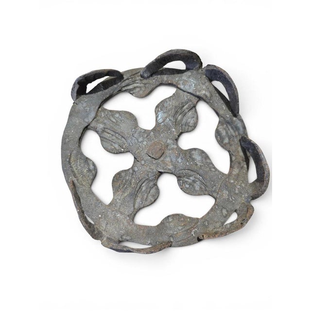 Spanish Gothic Wrought Iron Candlesticks, Late 15th Century, Set of 4 For Sale - Image 6 of 15