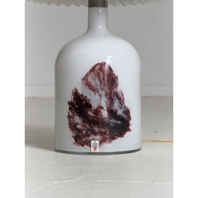 Holmegaard Table Lamp by Michael Bang for Holmegaard, 1970s For Sale - Image 4 of 6