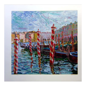 Marco Sassone "Bricole Rosse" Serigraph Hand Signed Art Submit an Offer