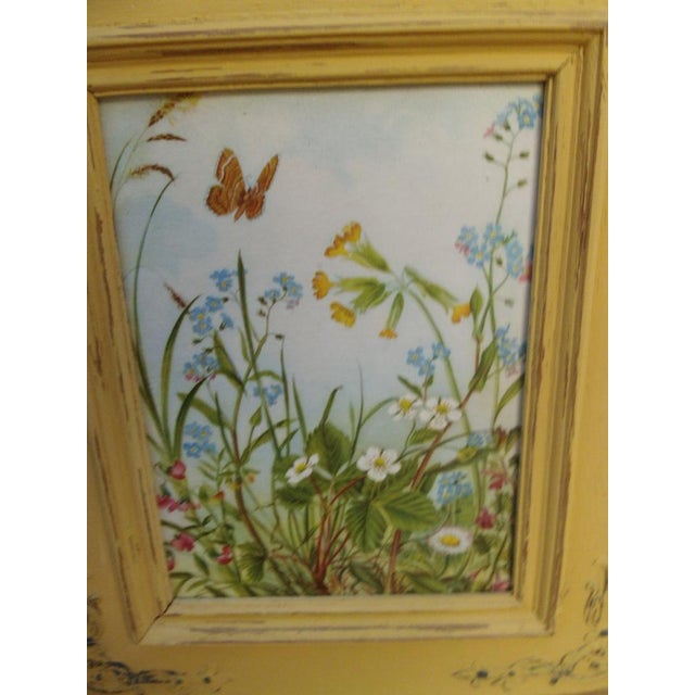 Vintage Shabby Chic Oak Cabinet, 1960s For Sale - Image 3 of 14