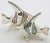 Vintage Italian Handmade Genuine Sterling Silver Enameled Tropical Fish Figurines by Ottaviani of Rome, 1980s Solid 925 Silver Marine Pair For Sale - Image 6 of 14