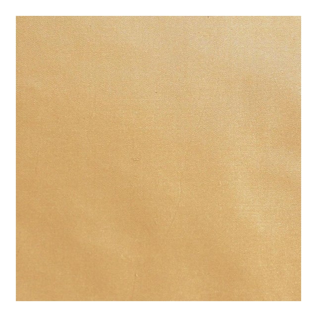 Sample - The House of Scalamandré Dynasty Taffeta Fabric, Honey For Sale