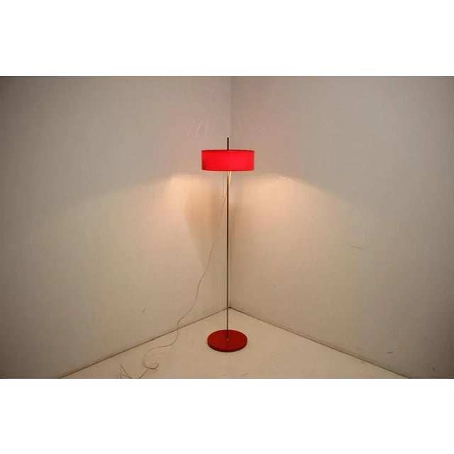 Gold Floor Lamp, Czechoslovakia, 1960s For Sale - Image 8 of 11