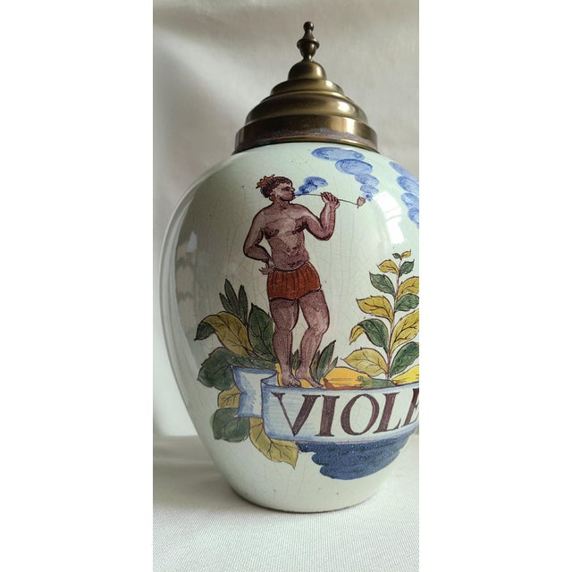 Delftware Tobacco Jar For Sale - Image 10 of 12