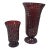 Vintage Pair of Mosaic Vases - A Pair For Sale