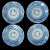 Japanese Japanese Meiji Period Arita Three Friends Blue and White Shallow Bowls - Set of 4 For Sale - Image 3 of 13