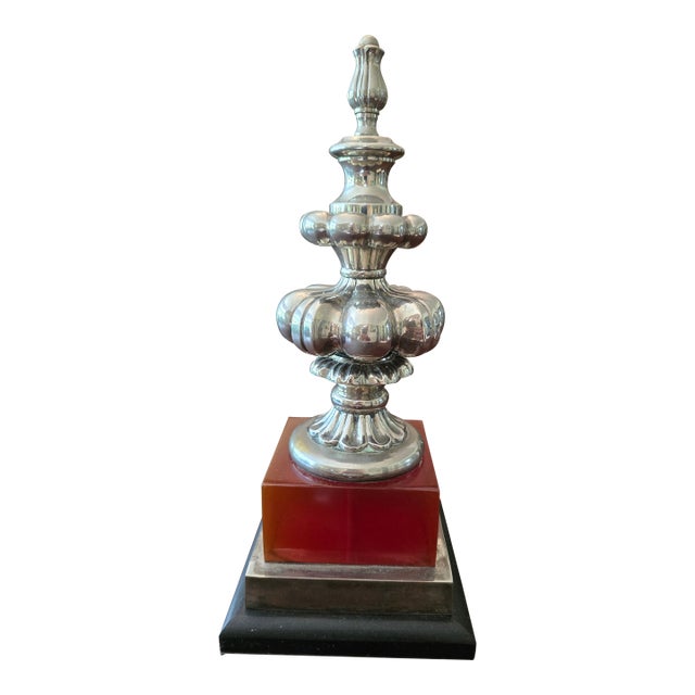 Vintage Mid Century Modern Trophy Chrome Bakelite For Sale