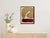 Contemporary abstract painting on canvas. Framed in a gold locally made frame Unframed painting: 16" x 20" Framed...