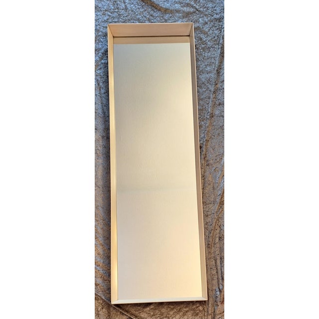 Vintage Slim Rectangular Wall Mirror, 1970s, in Very Good conditions. Designed 1970 to 1979