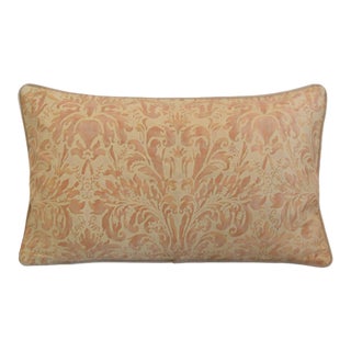 Mariano Fortuny Lucrezia Italian Botanical Feather/Down Pillow For Sale