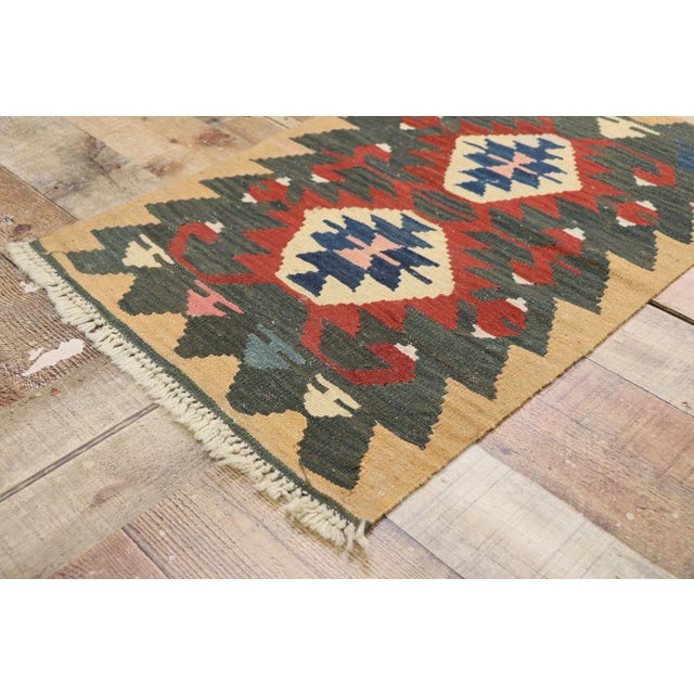 Vintage Persian Shiraz Kilim Rug - 01'11 X 02'10 For Sale In Dallas - Image 6 of 9