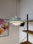 White and Purple Metal Louvered Lamp by Formlight, 1970s For Sale - Image 4 of 11